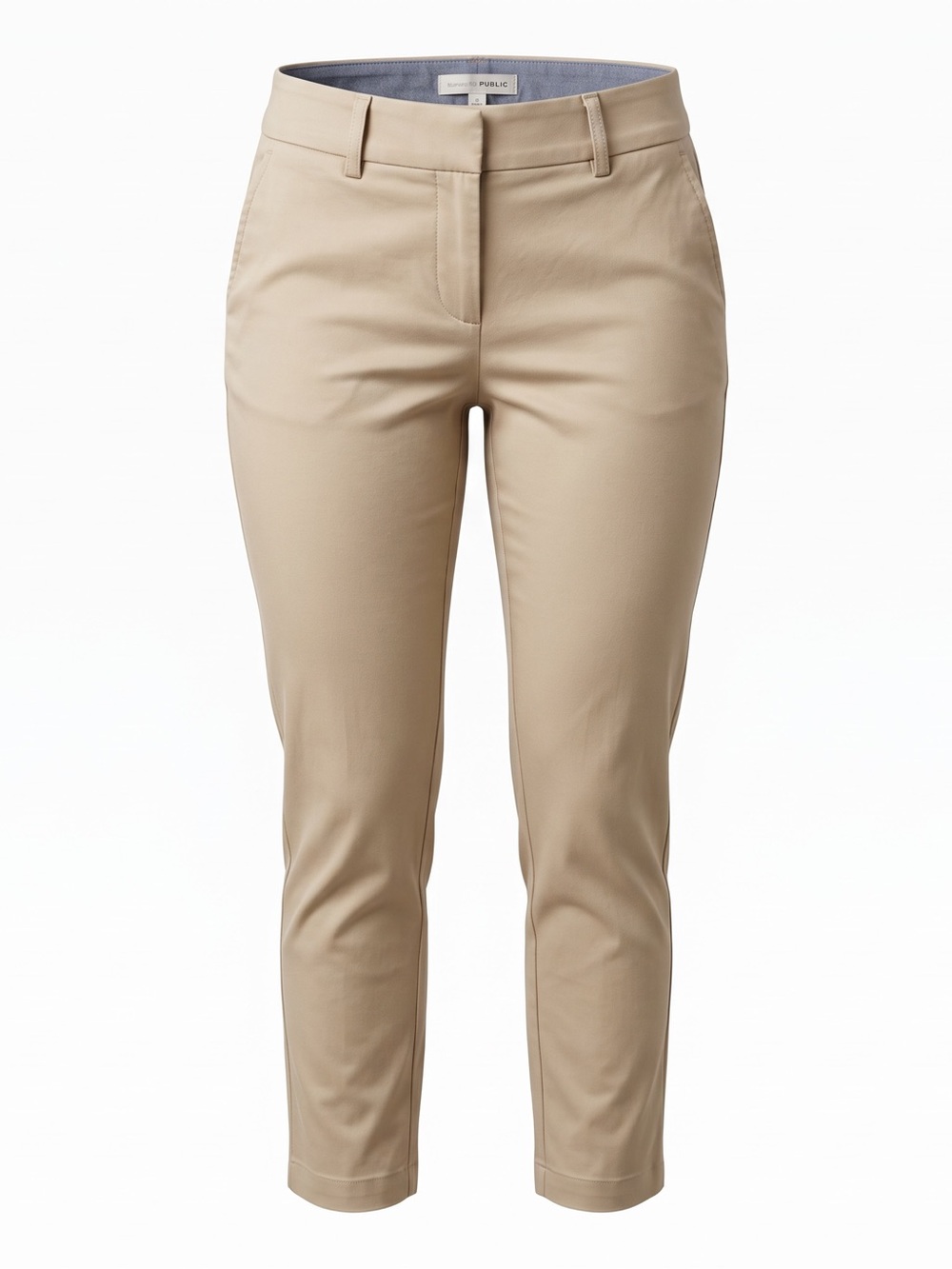 Banana Republic Stretch Khaki Crop Chino Pants Tan | 4